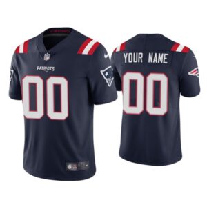 68618d7ace60e_1 Men's New England Patriots Customized New Navy Vapor Untouchable Stitched Limited Jersey
