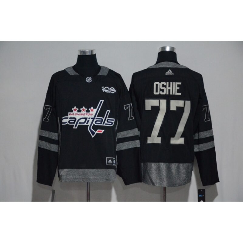 68618d830f2cc_1 Washington Capitals #77 T.J Oshie Black Men's 1917-2017 100th Anniversary Stitched NHL Jersey