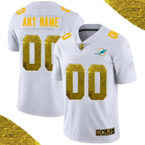 68618de9492cf_1 Men's Miami Dolphins ACTIVE PLAYER White Custom Gold Fashion Edition Limited Stitched Jersey