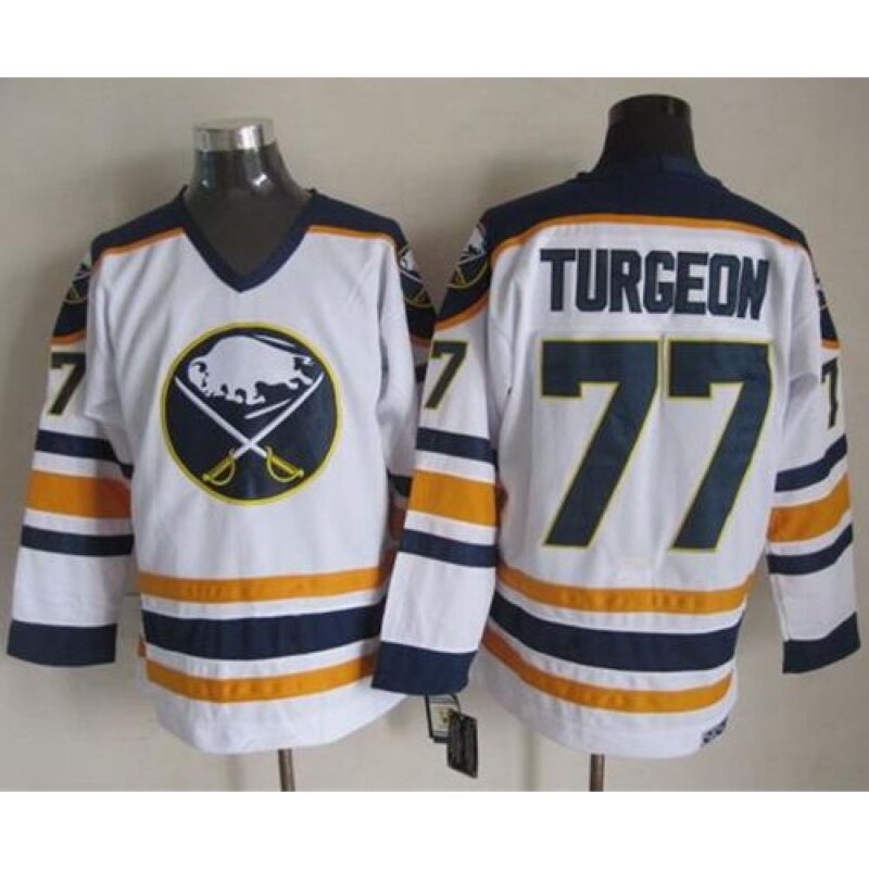 68618df169cc1_1 Sabres #77 Pierre Turgeon White CCM Throwback Stitched NHL Jersey