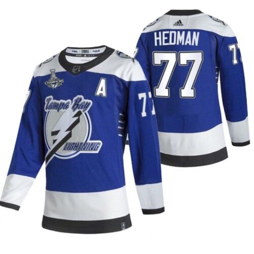 68618e06dd937_1 Men's Tampa Bay Lightning #77 Victor Hedman 2021 Blue Stanley Cup Champions Reverse Retro Stitched Jersey
