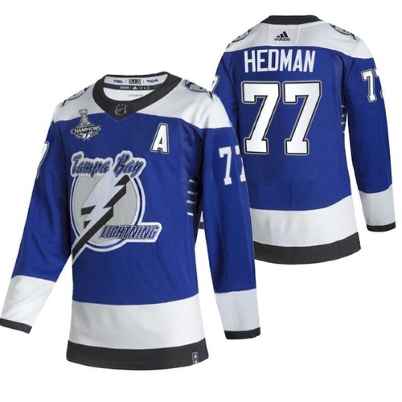 68618e06dd937_1 Men's Tampa Bay Lightning #77 Victor Hedman 2021 Blue Stanley Cup Champions Reverse Retro Stitched Jersey