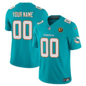 68618e1439f67_1 Men's Miami Dolphins Active Player Custom Aqua 2023 F.U.S.E. With John Madden Patch Vapor Limited Stitched Football Jersey