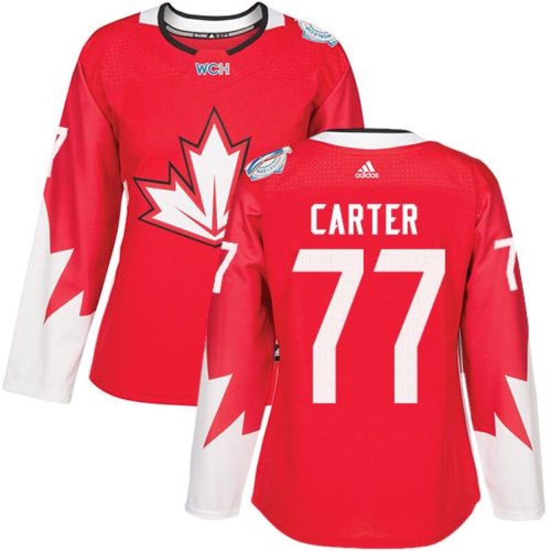 68618e394f939_1 Team Canada #77 Jeff Carter Red 2016 World Cup Women's Stitched NHL Jersey