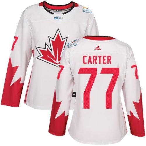 68618e3c729ac_1 Team Canada #77 Jeff Carter White 2016 World Cup Women's Stitched NHL Jersey