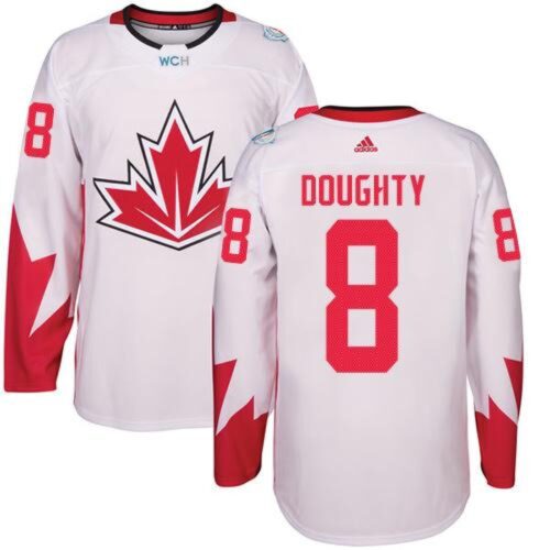 68618e4e594a8_1 Team Canada #8 Drew Doughty White 2016 World Cup Stitched Youth NHL Jersey