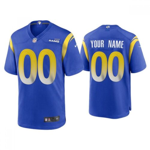 68618e6587f21_1 Men's Los Angeles Rams ACTIVE PLAYER Custom 2020 New Blue Vapor Untouchable Limited Stitched Jersey