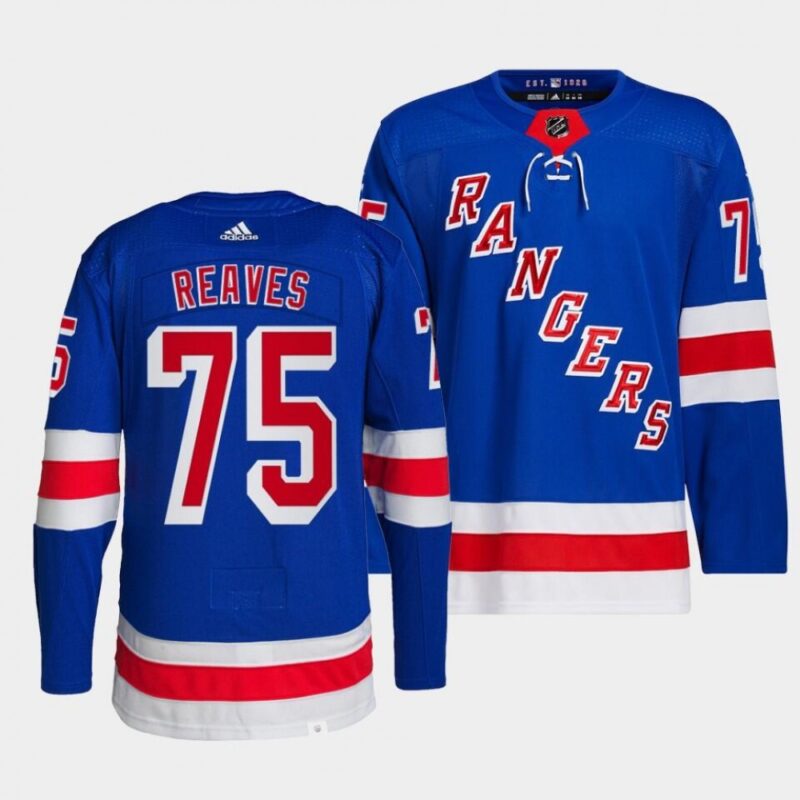 68618e6e91a8f_1 Men's New York Rangers #75 Ryan Reaves Blue Stitched Jersey