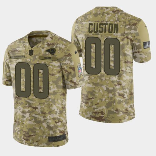 68618e75d8df3_1 Men's Los Angeles Rams Customized Camo Salute To Service NFL Stitched Limited Jersey