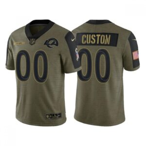 68618e813d338_1 Men's Los Angeles Rams Customized 2021 Olive Salute To Service Limited Stitched Jersey