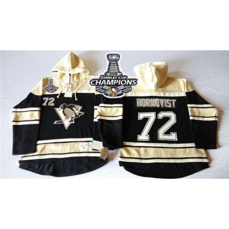 68618eda050c3_1 Penguins #72 Patric Hornqvist Black Sawyer Hooded Sweatshirt 2016 Stanley Cup Champions Stitched NHL Jersey