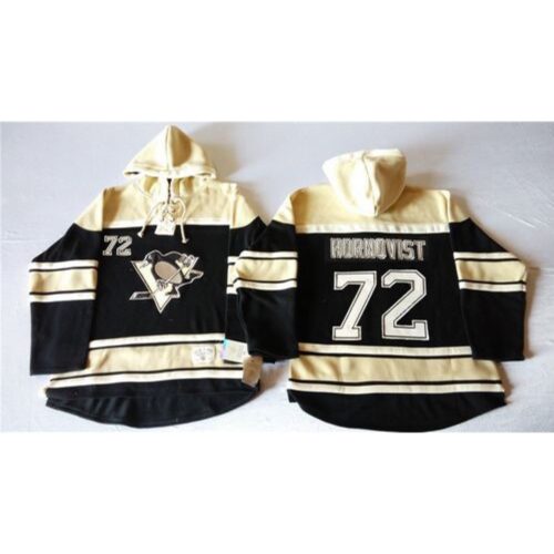 68618edd27038_1 Penguins #72 Patric Hornqvist Black Sawyer Hooded Sweatshirt Stitched NHL Jersey