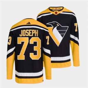 68618ee043c9d_1 Men's Pittsburgh Penguins #73 Pierre-Olivier Joseph Black 2022-23 Reverse Retro Stitched Jersey