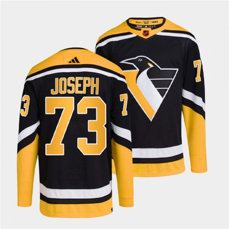 68618ee043c9d_1 Men's Pittsburgh Penguins #73 Pierre-Olivier Joseph Black 2022-23 Reverse Retro Stitched Jersey
