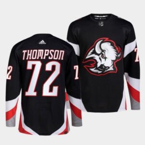 68618f3cb7d10_1 Men's Buffalo Sabres #72 Tage Thompson 2022-23 Black Stitched Jersey