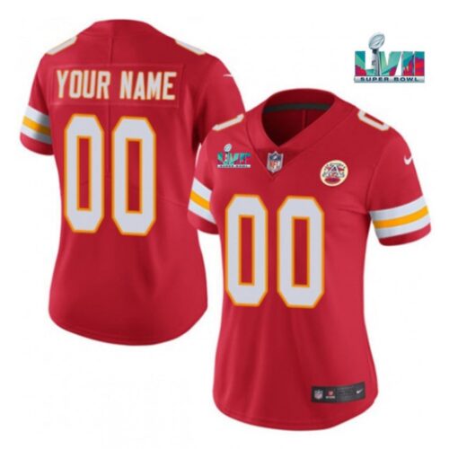 68618f592568a_1 Women's Kansas City Chiefs Customized Red Super Bowl LVII Limited Stitched Jersey(Run Small