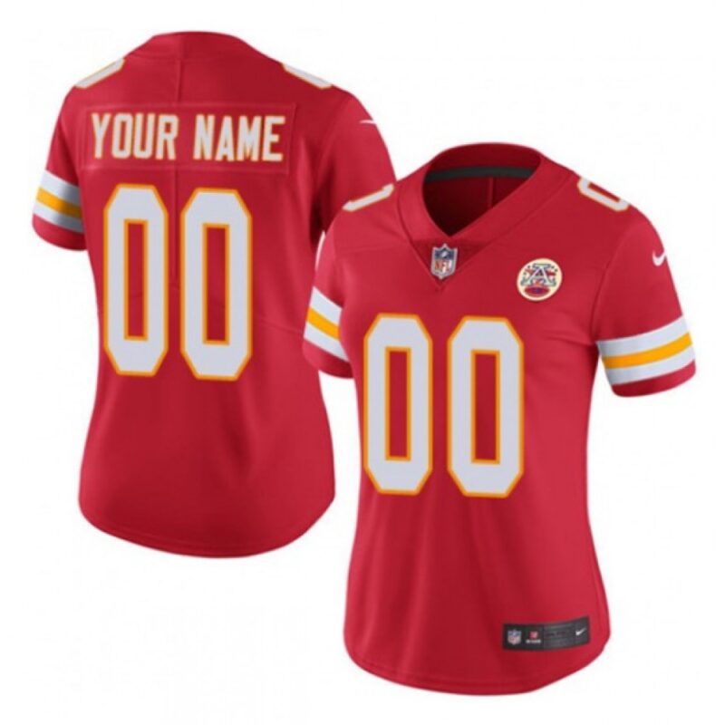 68618f5bb4e57_1 Women's Kansas City Chiefs Customized Red Limited Stitched NFLJersey(Run Small