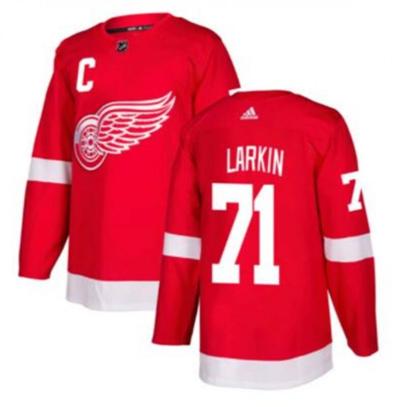 68618f745d2e5_1 Women's Detroit Red Wings #71 Dylan Larkin Red Stitched Jersey