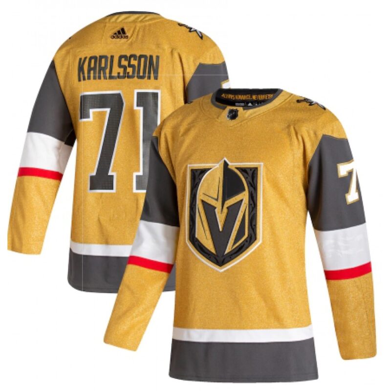 68618f80c8fd6_1 Men's Vegas Golden Knights #71 William Karlsson Gold Stitched NHL Jersey