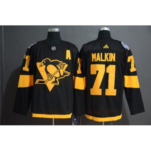 68618f8412d82_1 Men's Pittsburgh Penguins #71 Evgeni Malkin Black 2019 Stadium Series Stitched NHL Jersey