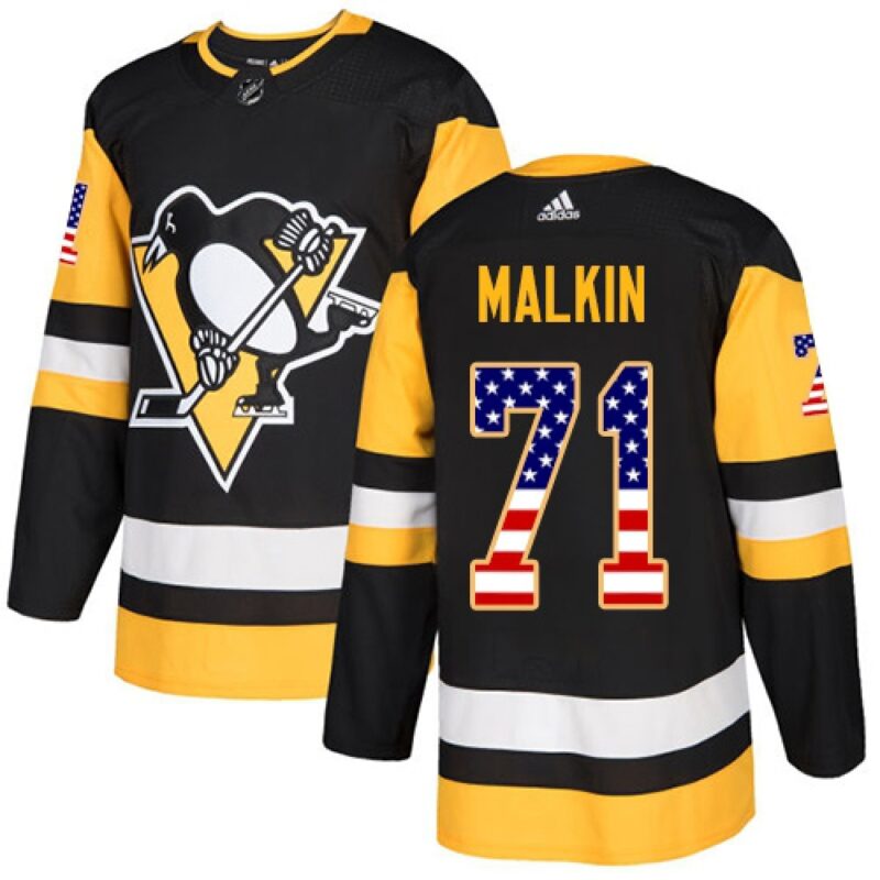 68618f89edb06_1 Men's Pittsburgh Penguins #71 Evgeni Malkin Black USA Flag Stitched NHL Jersey