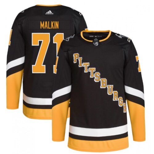 68618f9faa478_1 Men's Pittsburgh Penguins #71 Evgeni Malkin 2021/2022 Black Stitched Jersey