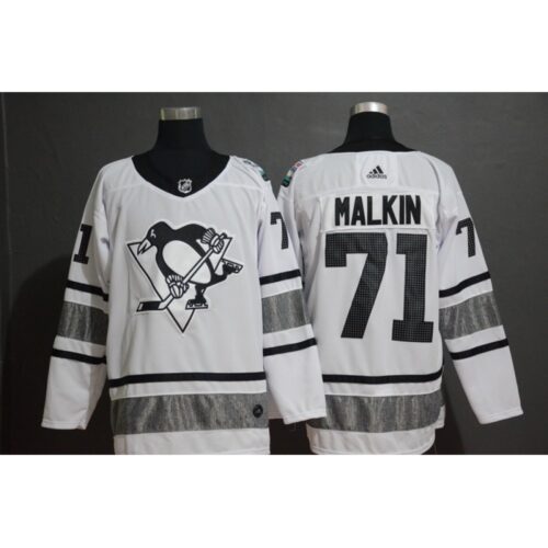68618fab8d5a8_1 Men's Pittsburgh Penguins #71 Evgeni Malkin White 2019 NHL All-Star Game Jersey