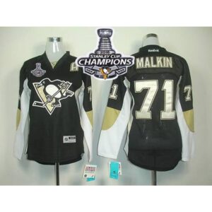 68618fb503cfe_1 Penguins #71 Vgeni Malkin Black 2016 Stanley Cup Champions Women's Home Stitched NHL Jersey