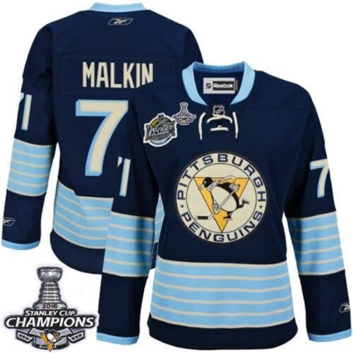68618fba5ff44_1 Penguins #71 Evgeni Malkin Women 2011 Winter Classic Vintage Dark Blue 2016 Stanley Cup Champions Stitched NHL Jersey