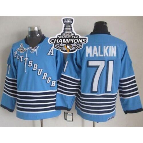 68618fd49abdf_1 Penguins #71 Evgeni Malkin Light Blue CCM Throwback 2016 Stanley Cup Champions Stitched NHL Jersey
