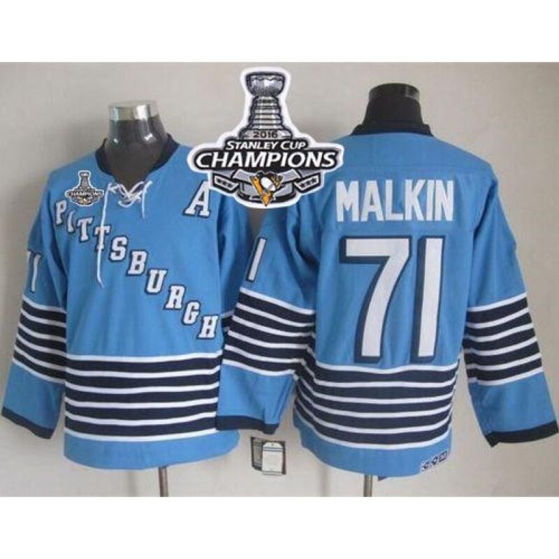 68618fd49abdf_1 Penguins #71 Evgeni Malkin Light Blue CCM Throwback 2016 Stanley Cup Champions Stitched NHL Jersey