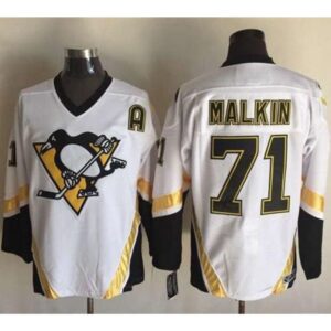68618fed5dff0_1 Penguins #71 Evgeni Malkin White CCM Throwback Stitched NHL Jersey