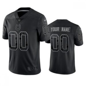 6861900db04a3_1 Men's Indianapolis Colts Active Player Custom Black Reflective Limited Stitched Football Jersey