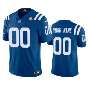 6861901db9619_1 Men's Indianapolis Colts Active Player Custom Blue 2023 F.U.S.E 40th Anniversary Vapor Untouchable Stitched Football Jersey