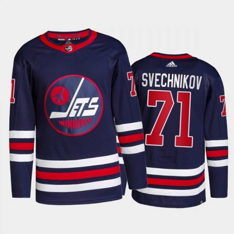68619025b6a3c_1 Men's Winnipeg Jets #71 Evgeny Svechnikov 2021/22 Navy Stitched Jersey