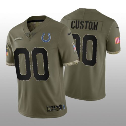 686190345aa5f_1 Men's Indianapolis Colts ACTIVE PLAYER Custom Olive 2022 Salute To Service Limited Stitched Jersey