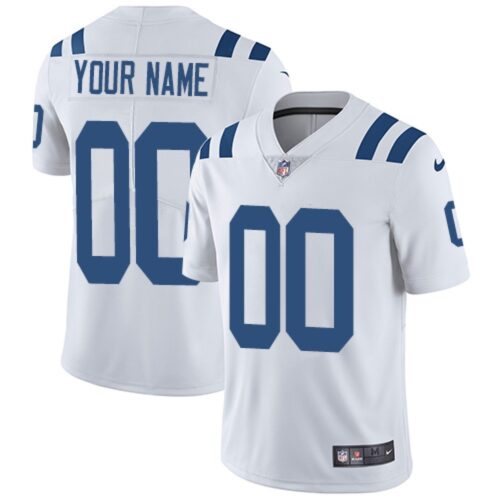 686190420ab72_1 Men's Indianapolis Colts Customized White Vapor Untouchable NFL Stitched Limited Jersey