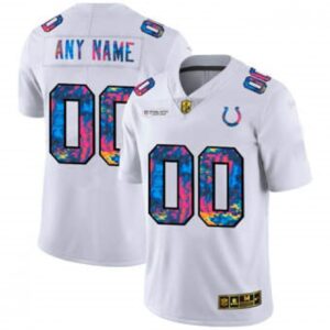 6861904551507_1 Men's Indianapolis Colts Customized 2020 White Crucial Catch Limited Stitched Jersey