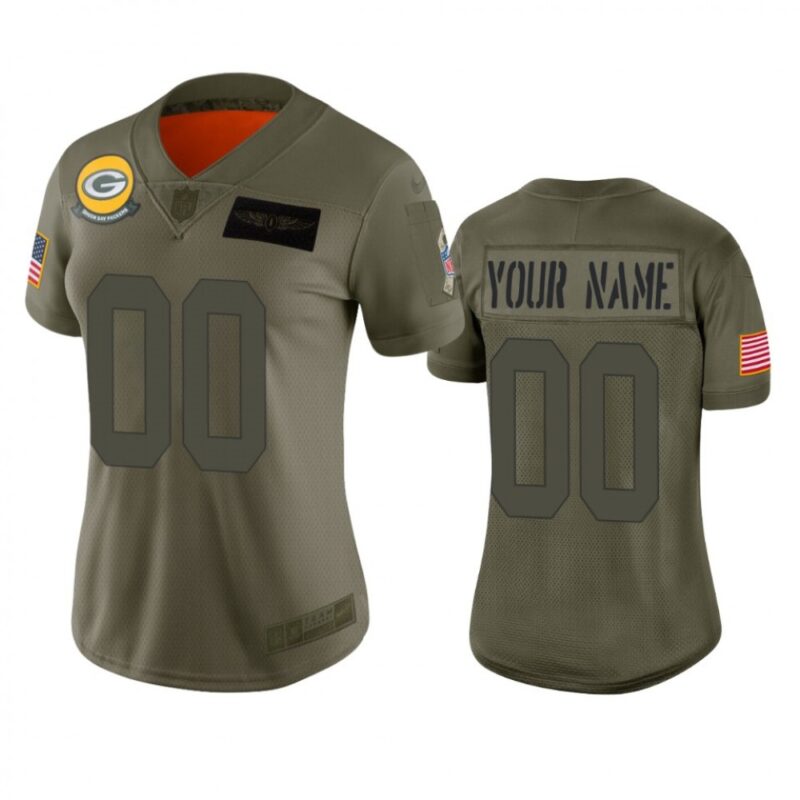 68619069c86cf_1 Women's Green Bay Packers Customized 2019 Camo Salute To Service NFL Stitched Limited Jersey(Run Small