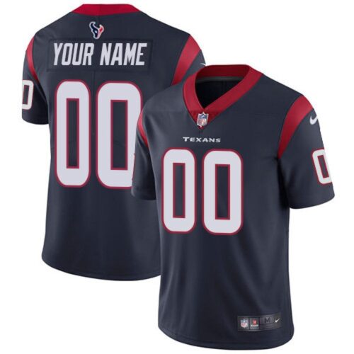 686190924df88_1 Men's Houston Texans 2023 Draft Custom Navy Vapor Untouchable Limited Stitched Jersey