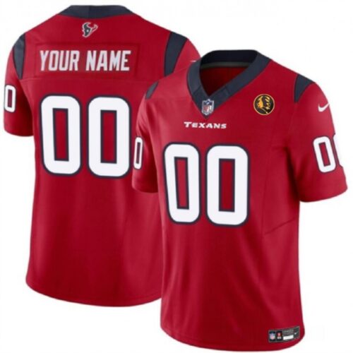 68619097a983c_1 Men's Houston Texans Active Player Custom Red 2023 F.U.S.E. With John Madden Patch Vapor Limited Stitched Football Jersey