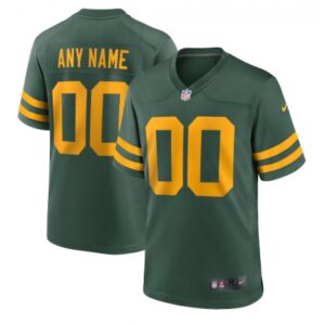 686190b00e444_1 Men's Green Bay Packers ACTIVE PLAYER Custom 2021 Green Stitched Jersey