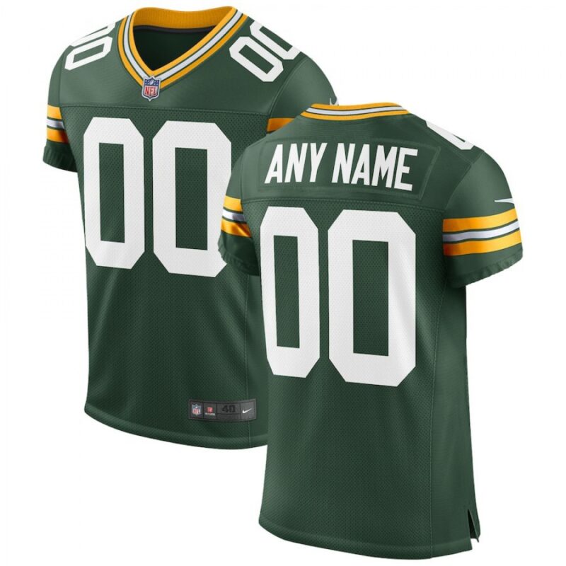 686190b588dab_1 Men's Green Bay Packers Green Vapor Untouchable Custom Elite NFL Stitched Jersey