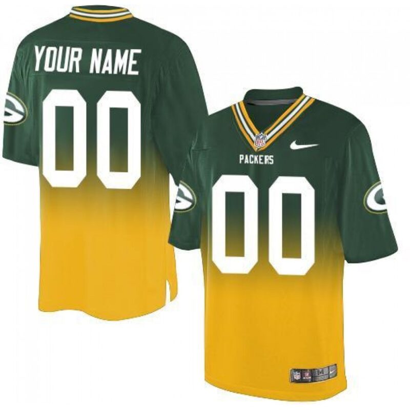 686190b83c3bd_1 Green Bay Packers Customized Green/Gold Men's Stitched Elite Fadeaway Fashion NFL Jersey