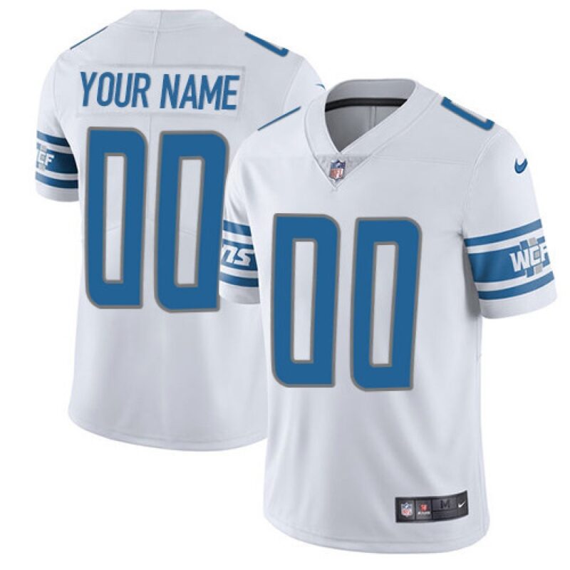 686190dc7f907_1 Men's Detroit Lions Customized White Vapor Untouchable NFL Stitched Limited Jersey