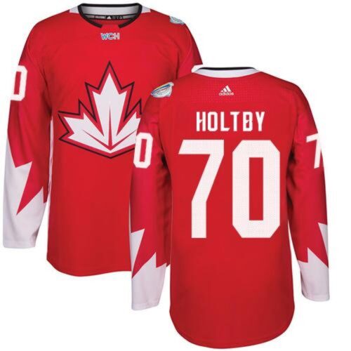 686190f7b6884_1 Team Canada #70 Braden Holtby Red 2016 World Cup Stitched Youth NHL Jersey