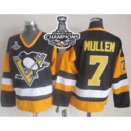 68619156e4c66_1 Penguins #7 Joe Mullen Black CCM Throwback 2016 Stanley Cup Champions Stitched NHL Jersey