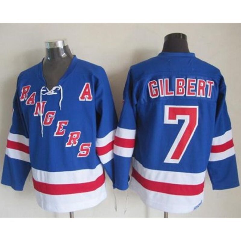 686191987d1e0_1 Rangers #7 Rod Gilbert Light Blue CCM Throwback Stitched NHL Jersey