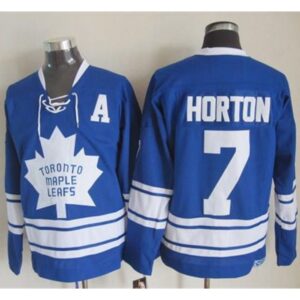 686191a468d45_1 Maple Leafs #7 Tim Horton Blue CCM Throwback Third Stitched NHL Jersey