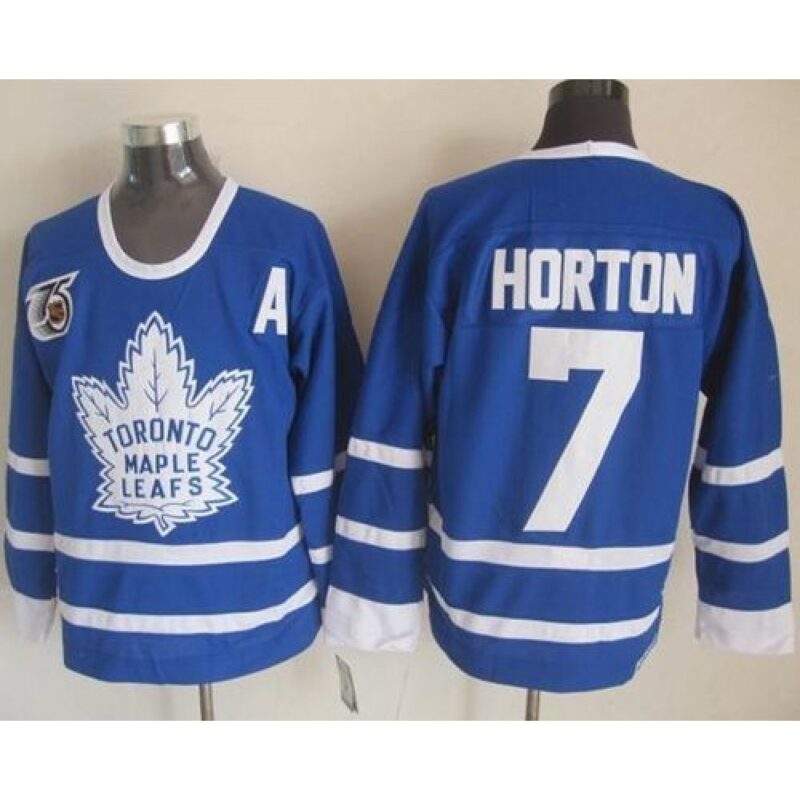 686191a782a32_1 Maple Leafs #7 Tim Horton Blue 75th CCM Throwback Stitched NHL Jersey